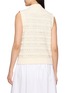 Back View - Click To Enlarge - YOUNG N SANG - Open Knit Button-Up Vest