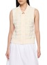 YOUNG N SANG Open Knit Button-Up Vest