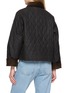Back View - Click To Enlarge - BARBOUR - Icons Tartan Quilted Spey Wax Jacket