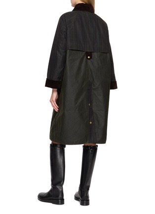 Back View - Click To Enlarge - BARBOUR - Kirklees Checked Wax Jacket