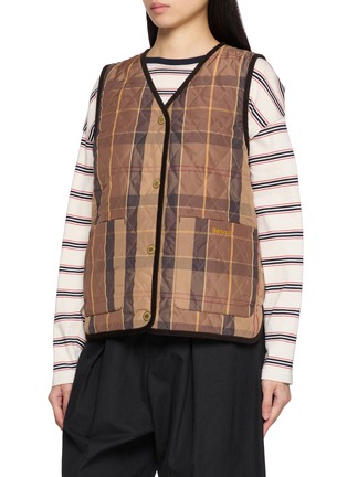 Detail View - Click To Enlarge - BARBOUR - Reimagined Icons Reversible Tartan Quilted Liner