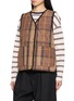 Detail View - Click To Enlarge - BARBOUR - Reimagined Icons Reversible Tartan Quilted Liner