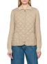 Main View - Click To Enlarge - BARBOUR - Allendale Knitted Sleeve Quilted Jacket
