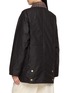 Back View - Click To Enlarge - BARBOUR - Icons Tartan Collar Modern Beadnell Waxed Jacket