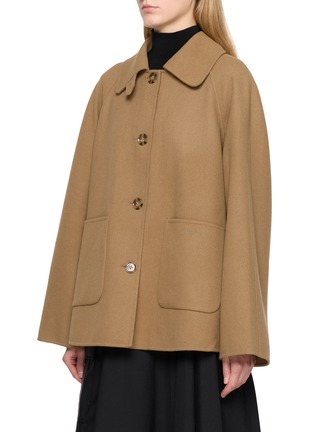 Detail View - Click To Enlarge - BARBOUR - Aggy Wool Cape Coat