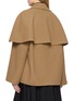 Back View - Click To Enlarge - BARBOUR - Aggy Wool Cape Coat