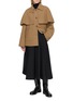Figure View - Click To Enlarge - BARBOUR - Aggy Wool Cape Coat