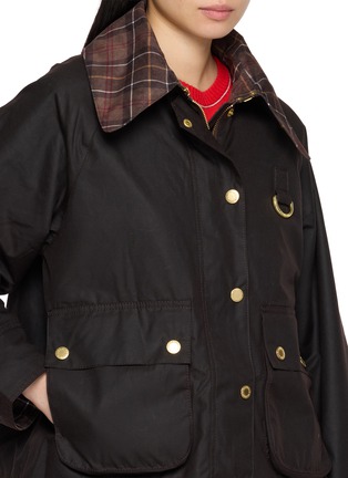  - BARBOUR - Icons Tartan Collar Spey Waxed Jacket