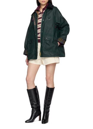 Figure View - Click To Enlarge - BARBOUR - Spey Printed Waxed Jacket