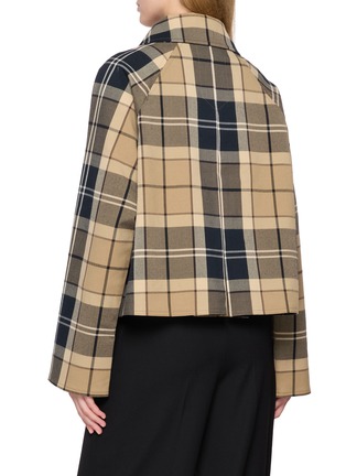 Back View - Click To Enlarge - BARBOUR - Delilah Checked Showerproof Jacket