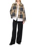 Figure View - Click To Enlarge - BARBOUR - Delilah Checked Showerproof Jacket