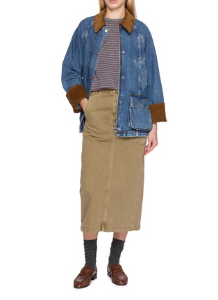 Figure View - Click To Enlarge - BARBOUR - Modern Beadnell Medium Wash Denim Jacket