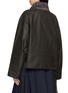 Back View - Click To Enlarge - BARBOUR - Icons Tartan Collar Spey Waxed Jacket