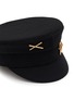 Detail View - Click To Enlarge - RUSLAN BAGINSKY - Logo Embellished Cotton Baker Boy Cap