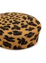 Detail View - Click To Enlarge - RUSLAN BAGINSKY - Leopard Print Felt Pillbox Hat