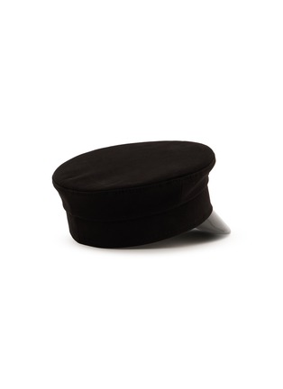 Figure View - Click To Enlarge - RUSLAN BAGINSKY - Logo Stitched Cotton Baker Boy Cap