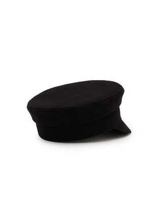 Figure View - Click To Enlarge - RUSLAN BAGINSKY - Crystal Embellished Cotton Baker Boy Cap