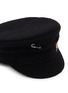 Detail View - Click To Enlarge - RUSLAN BAGINSKY - Logo Embellished Felt Baker Boy Cap