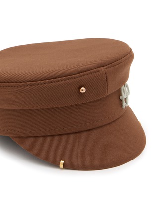 Detail View - Click To Enlarge - RUSLAN BAGINSKY - Pierced Cotton Baker Boy Cap