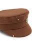 Detail View - Click To Enlarge - RUSLAN BAGINSKY - Pierced Cotton Baker Boy Cap