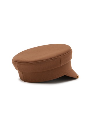 Figure View - Click To Enlarge - RUSLAN BAGINSKY - Pierced Cotton Baker Boy Cap