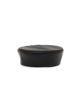 Figure View - Click To Enlarge - RUSLAN BAGINSKY - Leather Pillbox Hat
