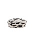 RUSLAN BAGINSKY Zebra Print Wool Felt Pillbox Hat