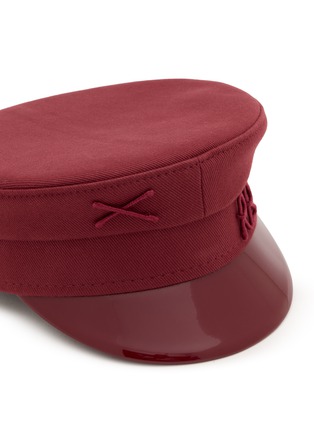 Detail View - Click To Enlarge - RUSLAN BAGINSKY - Logo Embellished Cotton Baker Boy Cap