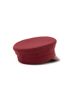 Figure View - Click To Enlarge - RUSLAN BAGINSKY - Logo Embellished Cotton Baker Boy Cap