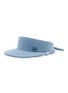 RUSLAN BAGINSKY Bow Detail Denim Visor