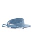 Figure View - Click To Enlarge - RUSLAN BAGINSKY - Bow Detail Denim Visor