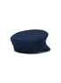 Figure View - Click To Enlarge - RUSLAN BAGINSKY - Crystal Embellished Denim Baker Boy Cap