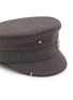 Detail View - Click To Enlarge - RUSLAN BAGINSKY - Pierced Felt Baker Boy Cap