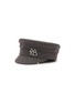 RUSLAN BAGINSKY Pierced Felt Baker Boy Cap