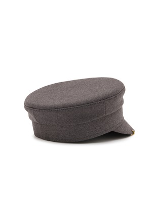 Figure View - Click To Enlarge - RUSLAN BAGINSKY - Pierced Felt Baker Boy Cap