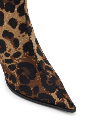 Detail View - Click To Enlarge - KURT GEIGER - 85 Richmond Jacquard Leather Ankle Boots