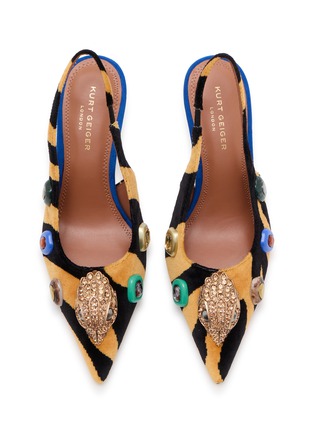 Detail View - Click To Enlarge - KURT GEIGER - LouLou 85 Embellished Slingback Heels