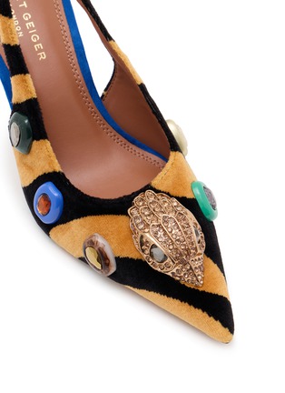 Detail View - Click To Enlarge - KURT GEIGER - LouLou 85 Embellished Slingback Heels
