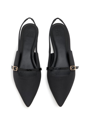 Detail View - Click To Enlarge - PEDDER RED - Margot Grosgain Slingback Flats