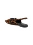  - PEDDER RED - Margot Leopard Print Slingback Flats
