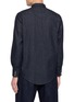 Back View - Click To Enlarge - EDWIN - Western Dark Wash Denim Shirt