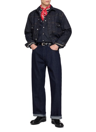 Figure View - Click To Enlarge - EDWIN - Dark Wash Denim Jacket