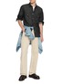 Figure View - Click To Enlarge - EDWIN - Western Dark Wash Denim Shirt