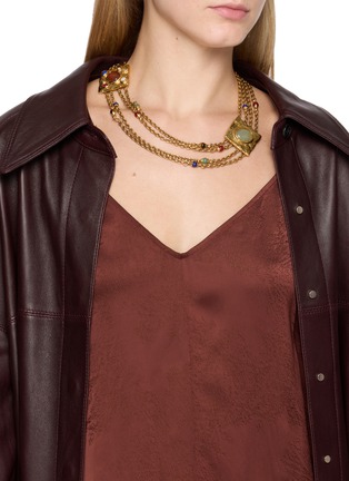 Figure View - Click To Enlarge - GOOSSENS - Théia Multi Chain Necklace