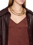 Figure View - Click To Enlarge - GOOSSENS - Théia Multi Chain Necklace