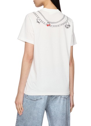 Back View - Click To Enlarge - RAG & BONE - Miramar Charms Print Cotton T-Shirt