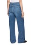 Back View - Click To Enlarge - RAG & BONE - Miramar Side Fray Wide Leg Jeans
