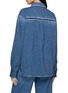 Back View - Click To Enlarge - RAG & BONE - Miramar Side Fray Denim Shirt
