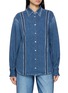 RAG & BONE Miramar Side Fray Denim Shirt