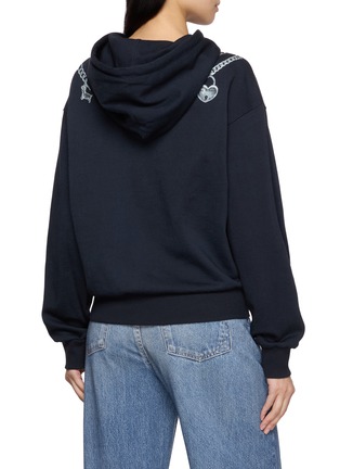 Back View - Click To Enlarge - RAG & BONE - Miramar Charms Graphic Hoodie